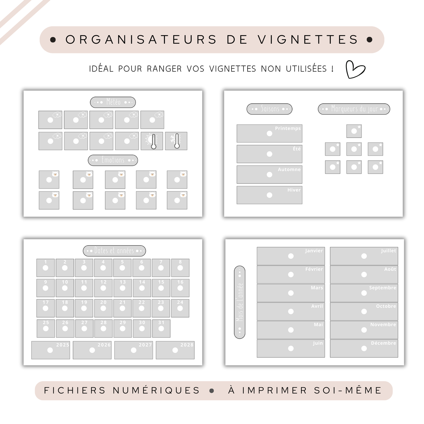 Calendrier perpétuel enfant